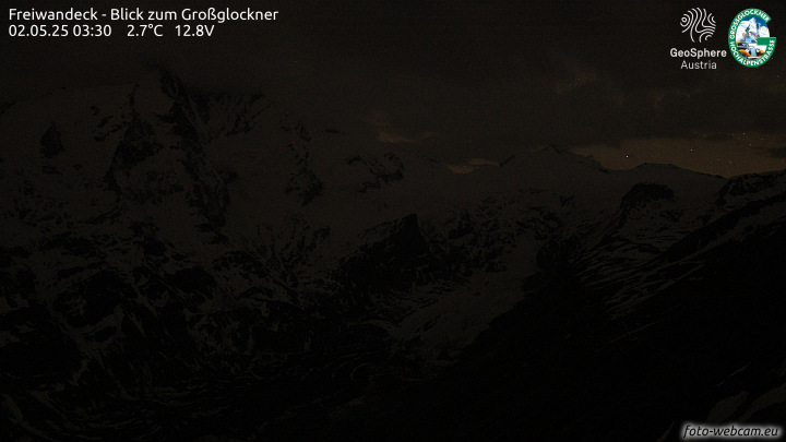 Freiwandeck, Blick zum Großglockner