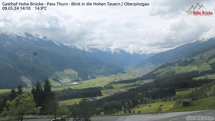 Pass Thurn blik in de Hohen Tauern / Oberpinzgau 