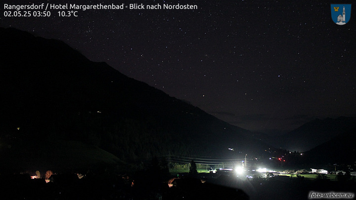 Rangersdorf, Hotel Margarethenbad - Blick nach Nordosten