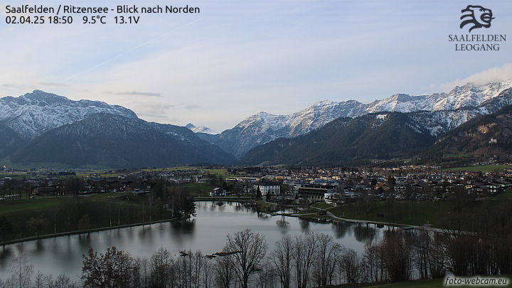 Saalfelden blik op de Ritzensee (784 meter) 