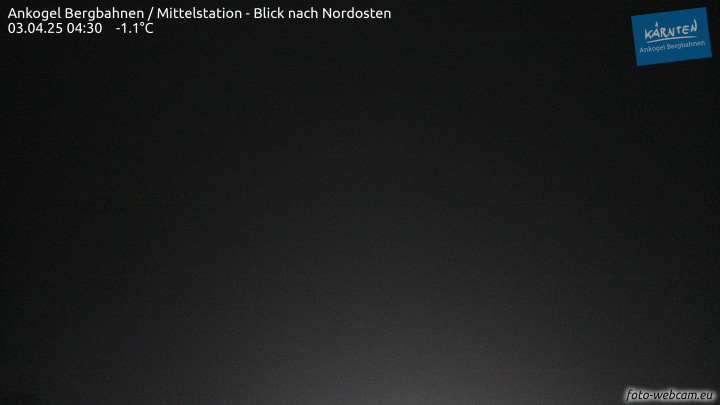 Webcam Ankogelbahn Mittelstation Richtung Berg