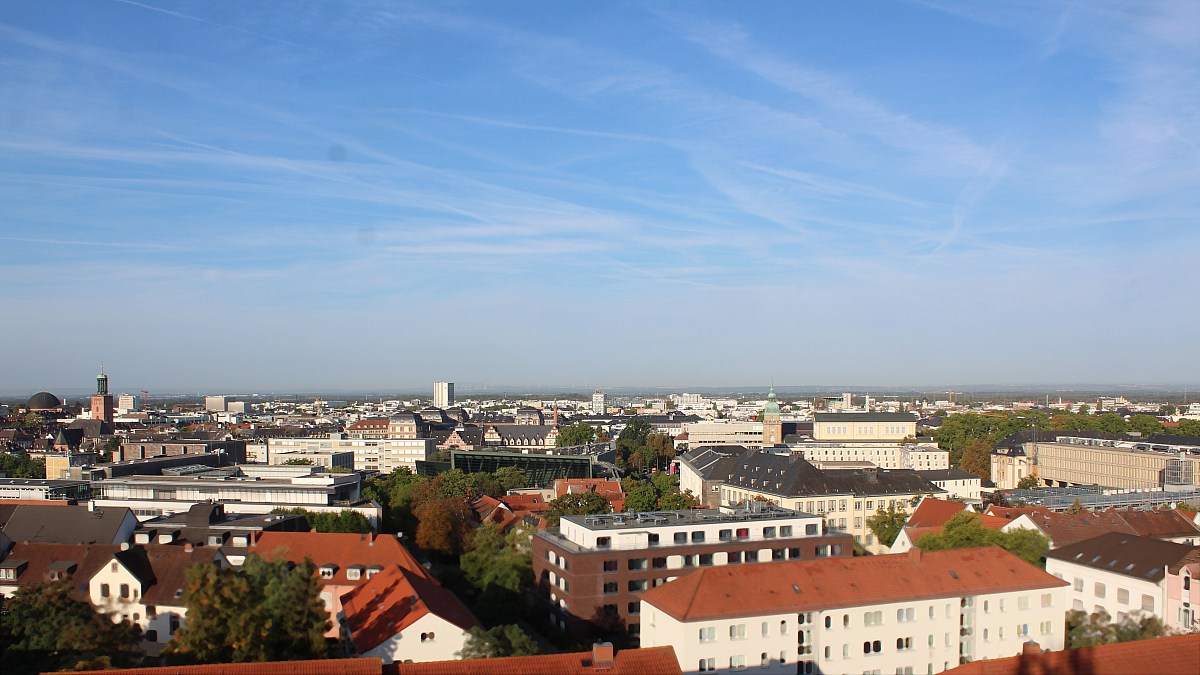Darmstadt / Blick nach Westen Fotocam.eu