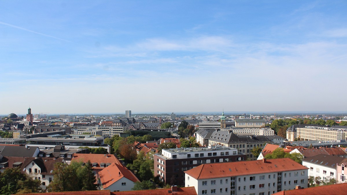 Darmstadt / Blick nach Westen Fotocam.eu