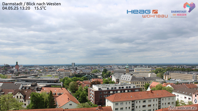 Live webcam feed from Darmstadt in Germany