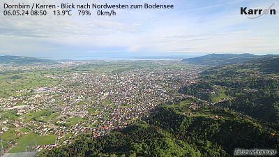 Dornbirn Karren (Blick nach Nordwest zum Bodensee)