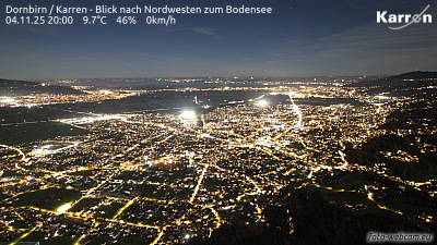 Dornbirn Karren (Blick nach Nordwest zum Bodensee) Dornbirn Karren (Blick nach Nordwest zum Bodensee)