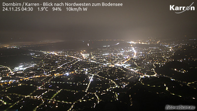 Dornbirn mountain Karren (View from north west to lake of constance) Dornbirn mountain Karren (View from north west to lake of constance)