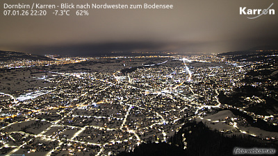 Dornbirn mountain Karren (View from north west to lake of constance) Dornbirn mountain Karren (View from north west to lake of constance)