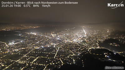 Dornbirn Karren (Blick nach Nordwest zum Bodensee) Dornbirn Karren (Blick nach Nordwest zum Bodensee)