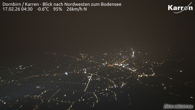 Dornbirn mountain Karren (View from north west to lake of constance) Dornbirn mountain Karren (View from north west to lake of constance)