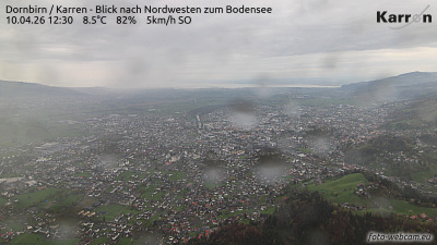 Dornbirn mountain Karren (View from north west to lake of constance) Dornbirn mountain Karren (View from north west to lake of constance)