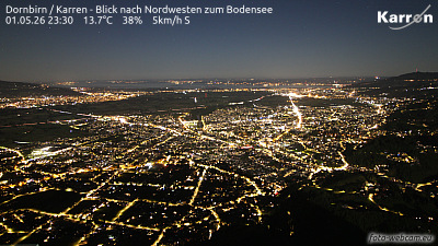 Dornbirn mountain Karren (View from north west to lake of constance) Dornbirn mountain Karren (View from north west to lake of constance)