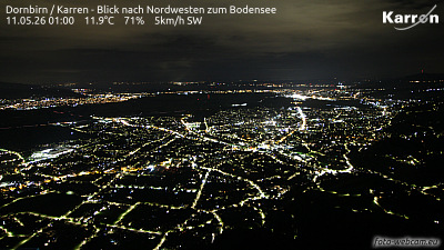 Dornbirn Karren (Blick nach Nordwest zum Bodensee) Dornbirn Karren (Blick nach Nordwest zum Bodensee)