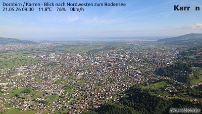 Dornbirn mountain Karren (View from north west to lake of constance) Dornbirn mountain Karren (View from north west to lake of constance)