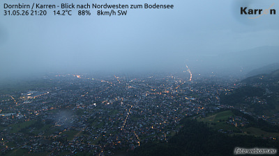 Dornbirn Karren (Blick nach Nordwest zum Bodensee) Dornbirn Karren (Blick nach Nordwest zum Bodensee)
