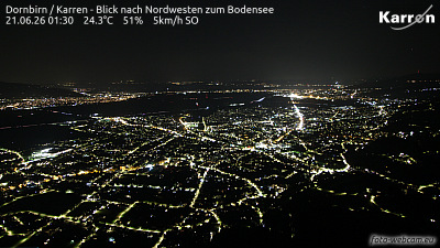 Dornbirn Karren (Blick nach Nordwest zum Bodensee) Dornbirn Karren (Blick nach Nordwest zum Bodensee)
