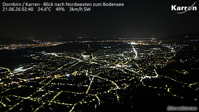 Dornbirn Karren (Blick nach Nordwest zum Bodensee) Dornbirn Karren (Blick nach Nordwest zum Bodensee)