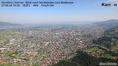 Dornbirn mountain Karren (View from north west to lake of constance) Dornbirn mountain Karren (View from north west to lake of constance)