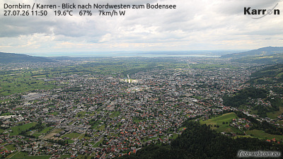 Dornbirn mountain Karren (View from north west to lake of constance) Dornbirn mountain Karren (View from north west to lake of constance)