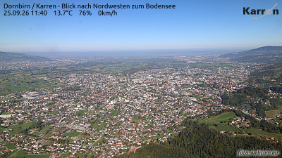 Dornbirn mountain Karren (View from north west to lake of constance) Dornbirn mountain Karren (View from north west to lake of constance)
