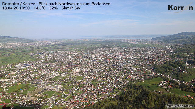 Karren (Blick nach Nordwest zum Bodensee) Karren (Blick nach Nordwest zum Bodensee)