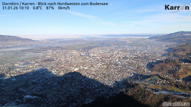 Karren (Blick nach Nordwest zum Bodensee) Karren (Blick nach Nordwest zum Bodensee)