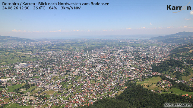Karren (View northwest to lake of constance) Karren (View northwest to lake of constance)