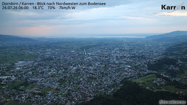 Karren (Blick nach Nordwest zum Bodensee) Karren (Blick nach Nordwest zum Bodensee)