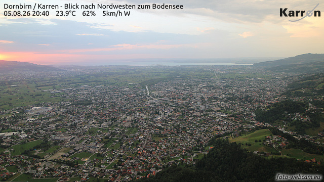 Karren (View northwest to lake of constance) Karren (View northwest to lake of constance)
