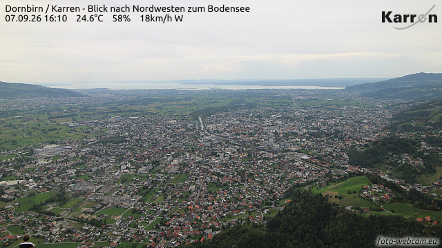 Karren (Blick nach Nordwest zum Bodensee) Karren (Blick nach Nordwest zum Bodensee)