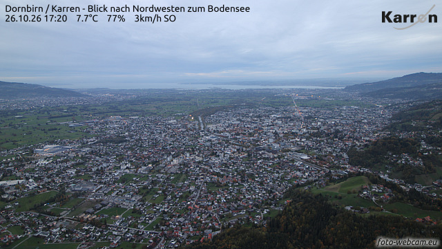 Karren (View northwest to lake of constance) Karren (View northwest to lake of constance)