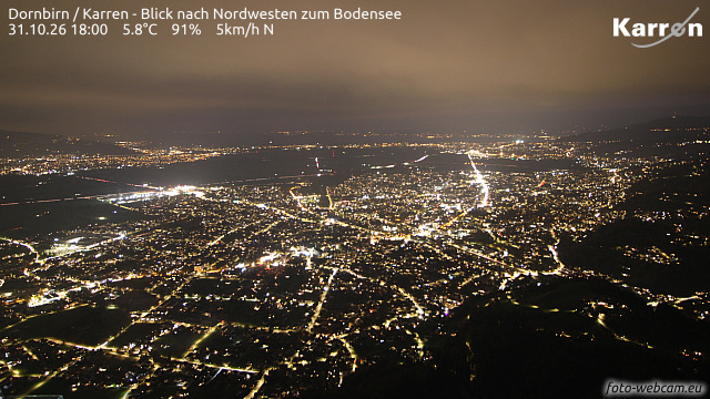 Karren (Blick nach Nordwest zum Bodensee) Karren (Blick nach Nordwest zum Bodensee)