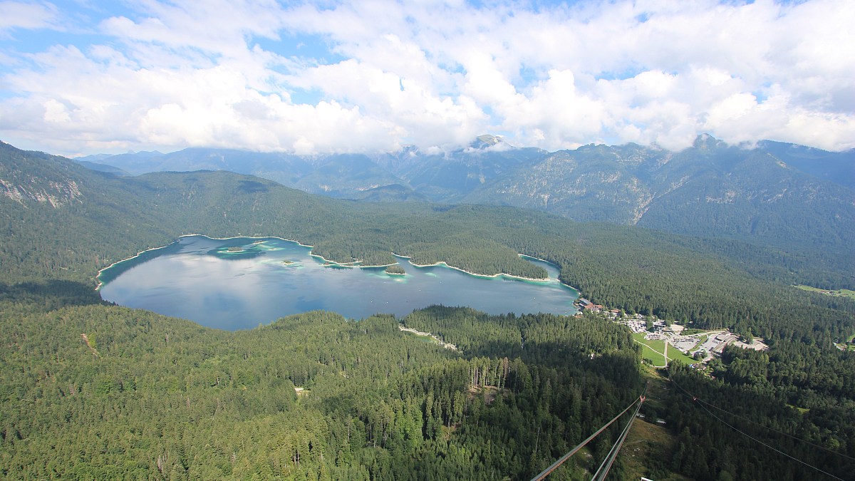 NaturHighlight an der Zugspitze  Der Eibsee