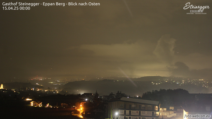 Appiano, vista verso est su Bolzano