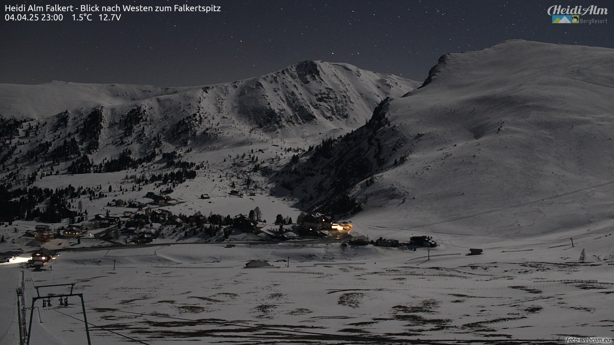 Heidi Alm Falkert - Blick nach Westen zum Falkertspitz - Foto-Webcam.eu