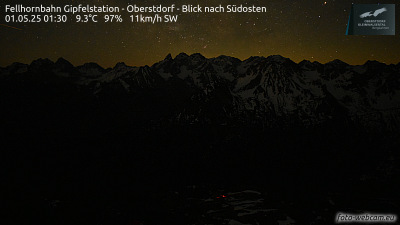 Webcam Fellhornbahn Gipfelstation