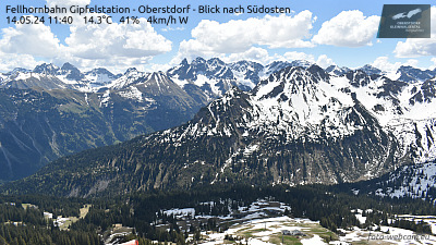 Webcam Fellhornbahn Gipfelstation