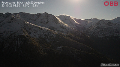Aktuelles Webcambild: Feuersang - Blick nach Südwesten