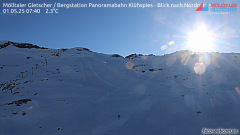 Snowboarder am Rail im Stubai Zoo. • © TVB Stubai, Steffen Vollert