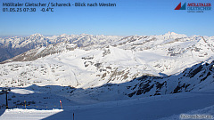 Snowboarder am Rail im Stubai Zoo. • © TVB Stubai, Steffen Vollert