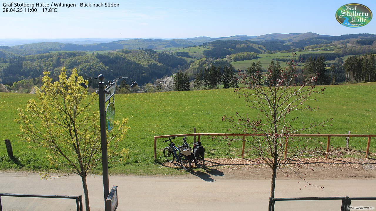 Ausblick von der Graf Stolberg-Hütte