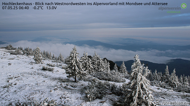 Webcam Hochleckenhaus, Höllengebirge, Salzkammergut Berge