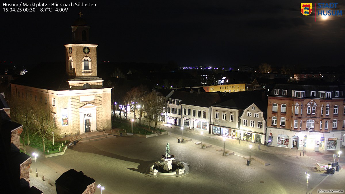 Webcam Husum Marktplatz