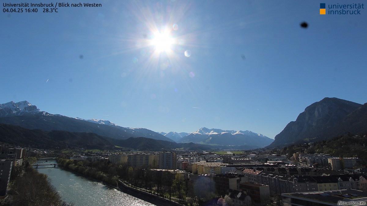 Webcam Innsbruck Uni West