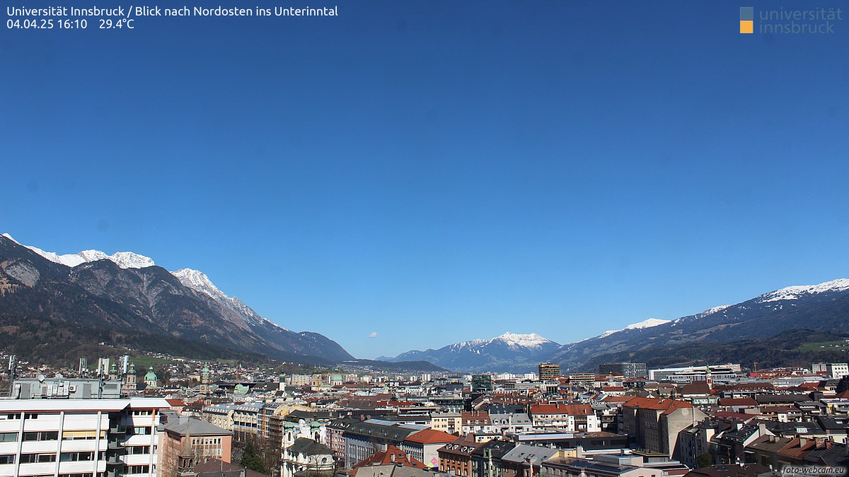 Webcam Innsbruck Uni Ost