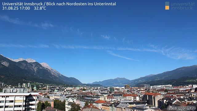 webcam Foto der Universität Innsbruck