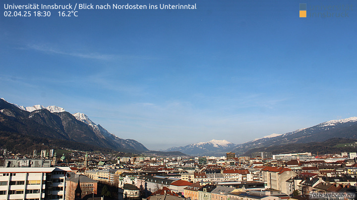 webcam Foto von Uni Innsbruck