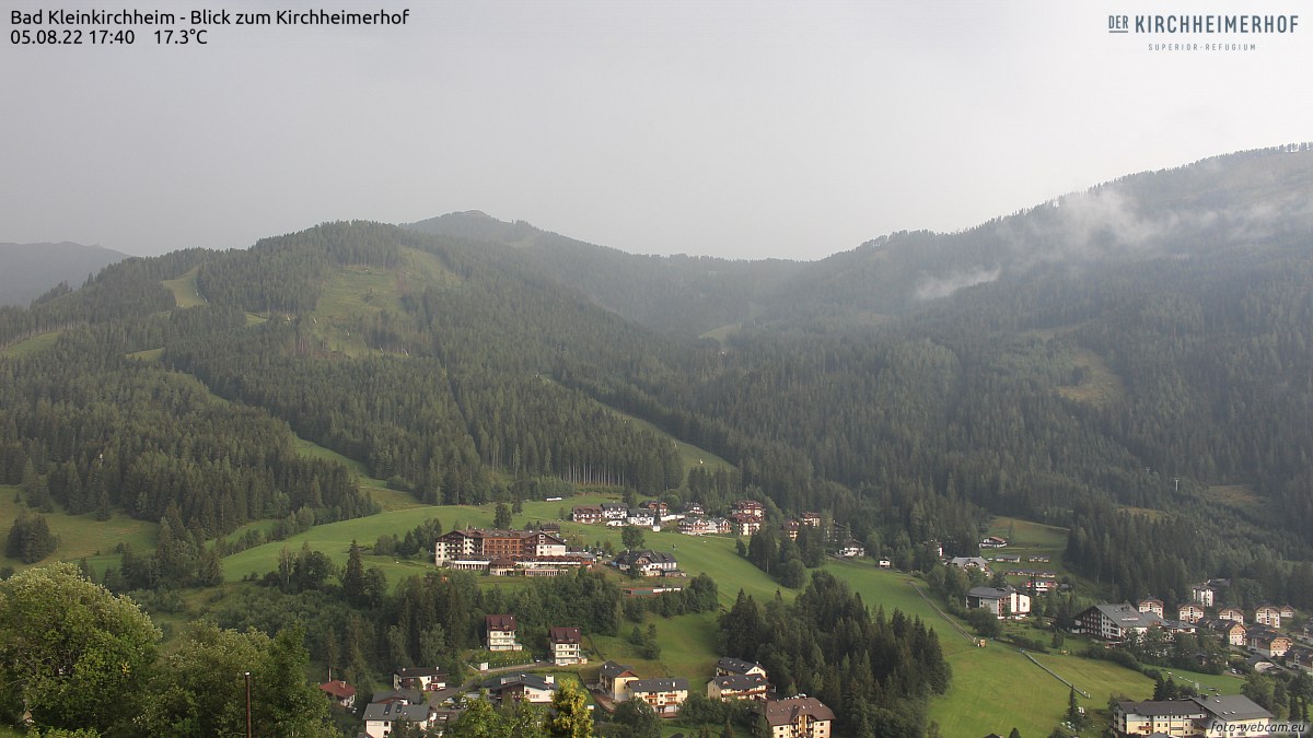 Bad Kleinkirschheim village webcam 1.130 m 