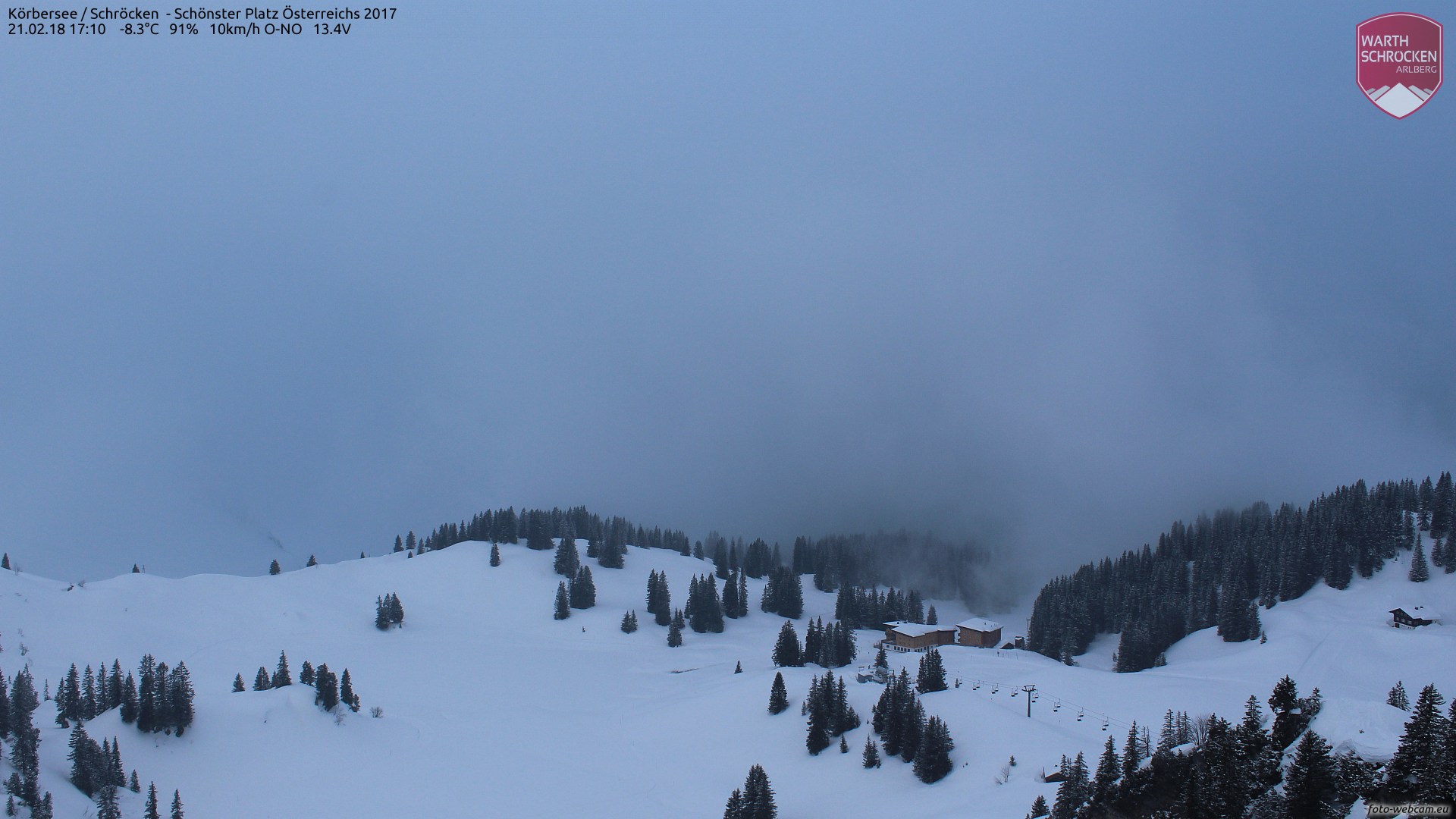Webcam Warth Schröcken Körbersee