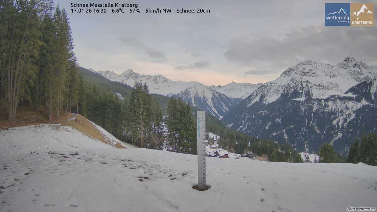 Schnee Messtelle Kristberg